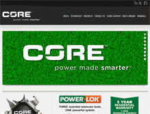 Tablet Screenshot of coreoutdoorpower.com